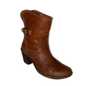 Frye Carmen Shortie Pull-On Leather Calf Boots – Women’s 8.5